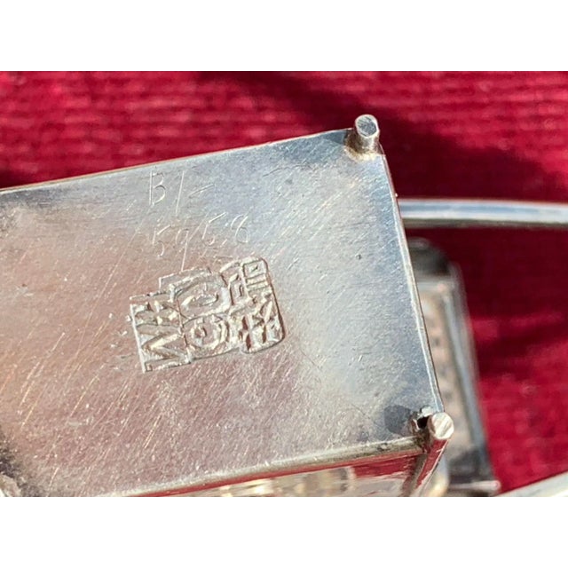 Chinese Sedan Silver Miniature Chair For Sale - Image 9 of 10