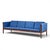 Mid-Century Modern Hans Wegner for Ap Stolen Ap62 Mid Century Rosewood 4 Seater Sofa For Sale - Image 3 of 9