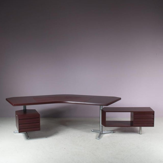 Desk by Osvaldo Borsani for Tecno Milan, Italy, 1950s For Sale - Image 14 of 17