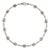 1970s Italian Sterling Daisy Collar Necklace For Sale