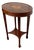 Mid 20th Century Flame Mahogany Drinks Table For Sale