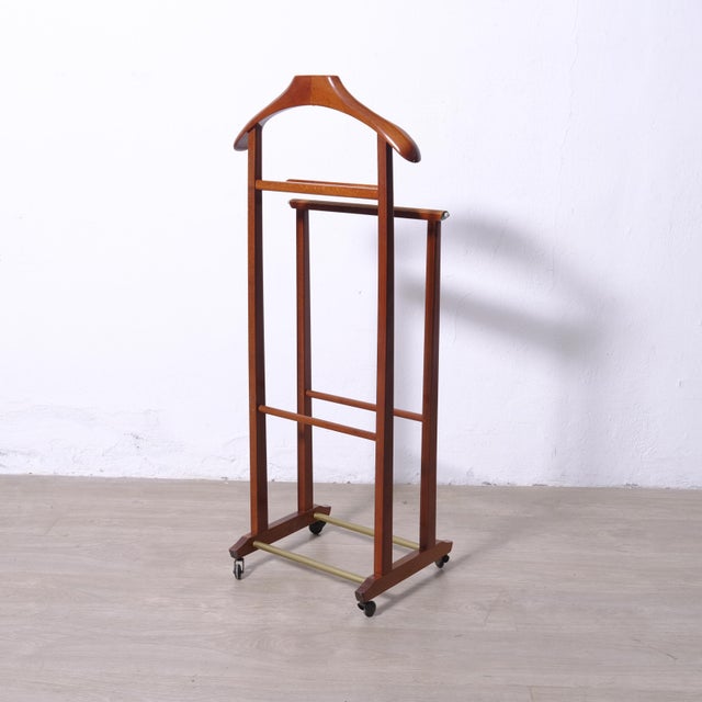 Wooden Valet Stand from Fratelli Reguitti, Italy, 1960s-1970s For Sale - Image 11 of 12