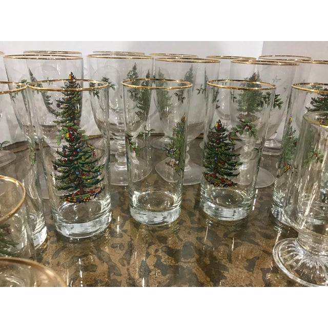 Spode Christmas Drinking Glasses 28 Pieces Chairish