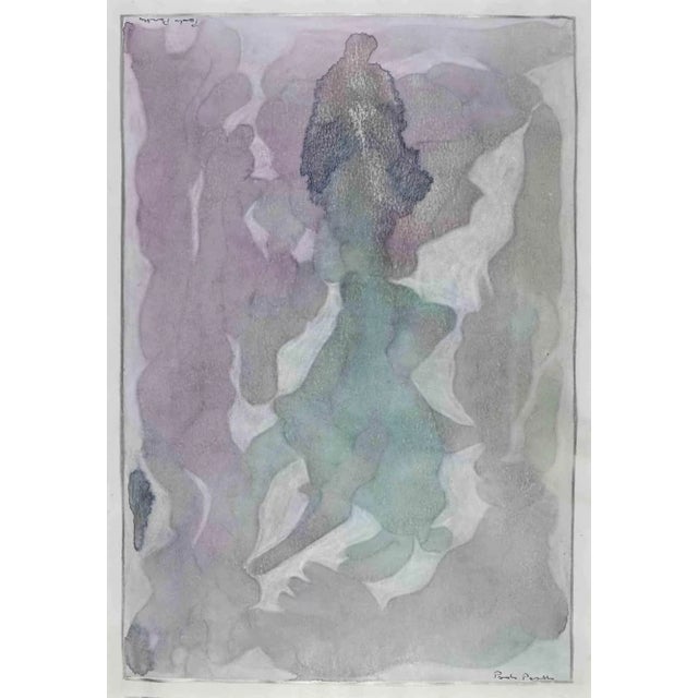 Contemporary Paolo Pasotto, Abstract Composition, Mixed Media, 1996 For Sale - Image 3 of 3