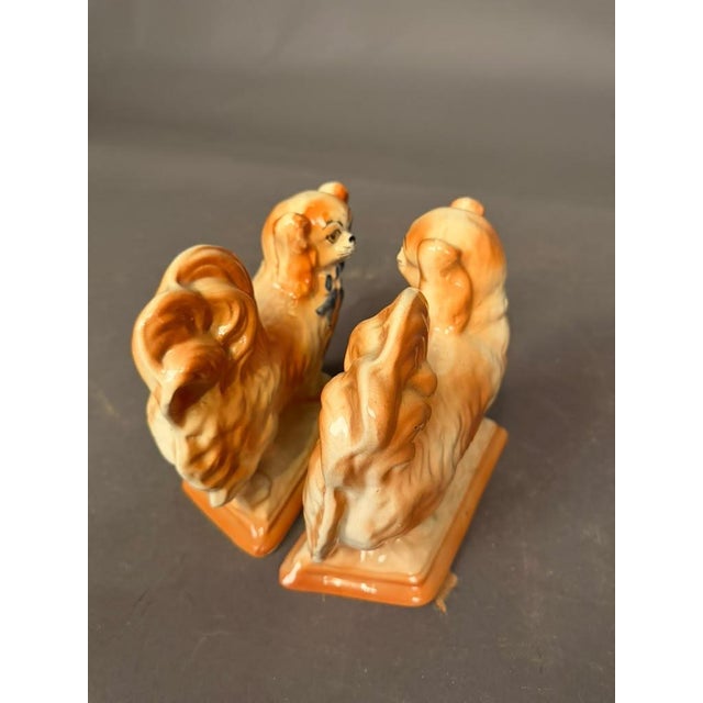 Pair of 19th-Century Staffordshire King Charles Spaniels, Circa 1870 For Sale In Indianapolis - Image 6 of 12