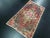 Vintage Bohemian Turkish Oushak Red and Beige Rug For Sale - Image 4 of 11