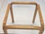Artek Y805C glass table, designed by Alvar Aalto. The table is old, probably from the 1950s, and shows the old joints....