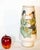 Japanese Opaline White Glass Vase Hand Painted with Geishas 1950s For Sale - Image 4 of 12