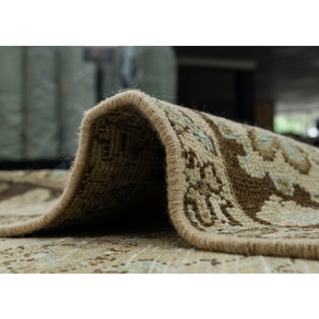 Brown Turkish Vintage Rug 8'6" x 10'10" #17081 For Sale - Image 8 of 8