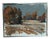 Knut Måsö, Red Autumn, 1950s, Oil Painting on Canvas, Framed For Sale