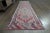 Tribal 1970s Vintage Turkish Oushak Handmade Wool Cotton Pink Runner Rug For Sale - Image 3 of 11