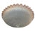 Elegant and understated, this vintage Italian semi-flush ceiling fixture features a hand-blown ribbed glass bowl with a...