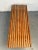 Brown Mid-Century Modern Slat Bench For Sale - Image 8 of 8