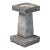 English Garden Stone Square Bird Bath For Sale