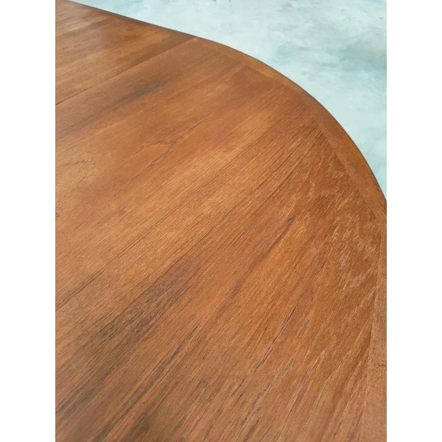 Mid-Century Teak Extendabe Table and Chairs from Moller, Denmark, Set of 5 For Sale - Image 10 of 18