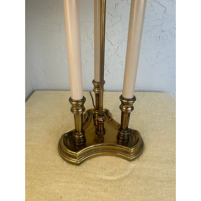 This lamp is a highly recognized piece of neoclassical Hollywood regency style lighting produced mid-20th century. Key...