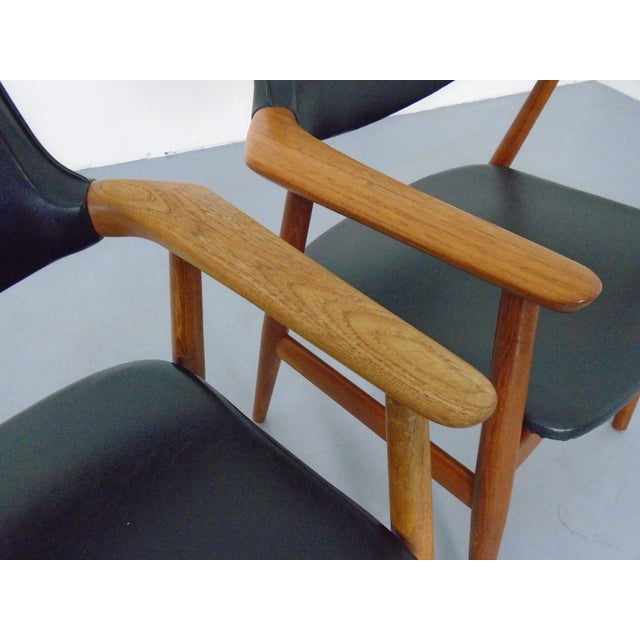 Wood Danish GM 11 Teak Armchairs by Svend Aage Eriksen of Glostrup, 1960s, Set of 2 For Sale - Image 7 of 10