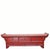 Low 17" Inch High Red Altar-Style Console or Sofa Back Table For Sale In Greensboro - Image 6 of 8