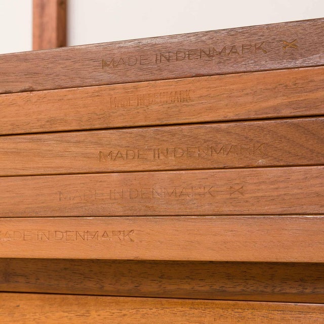 Walnut Home Office Shelving Unit by Poul Cadovius for Cado, Denmark, 1960s For Sale - Image 15 of 16