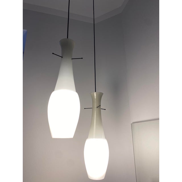 Metal Ceiling Lights from Vistosi, Italy, 1960, Set of 2 For Sale - Image 7 of 18