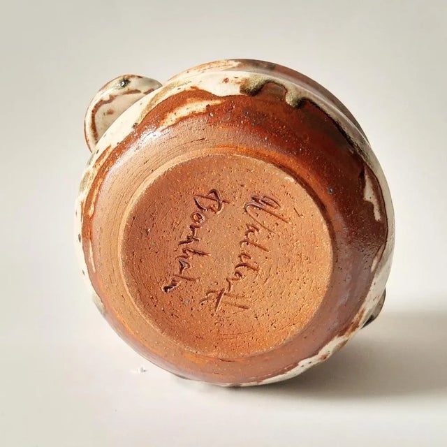 Brutalist Danish Brutalist Ceramic Dish by Jim and Henny Waldorff, 1970s For Sale - Image 3 of 6