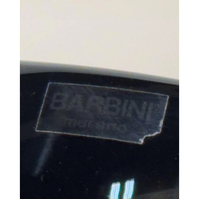 Pair Barbini Black Murano Bowls, Italy 1960 For Sale - Image 9 of 9