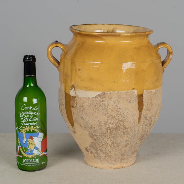 French Terracotta Vase or Pot À Confit 13.5"h For Sale - Image 9 of 12