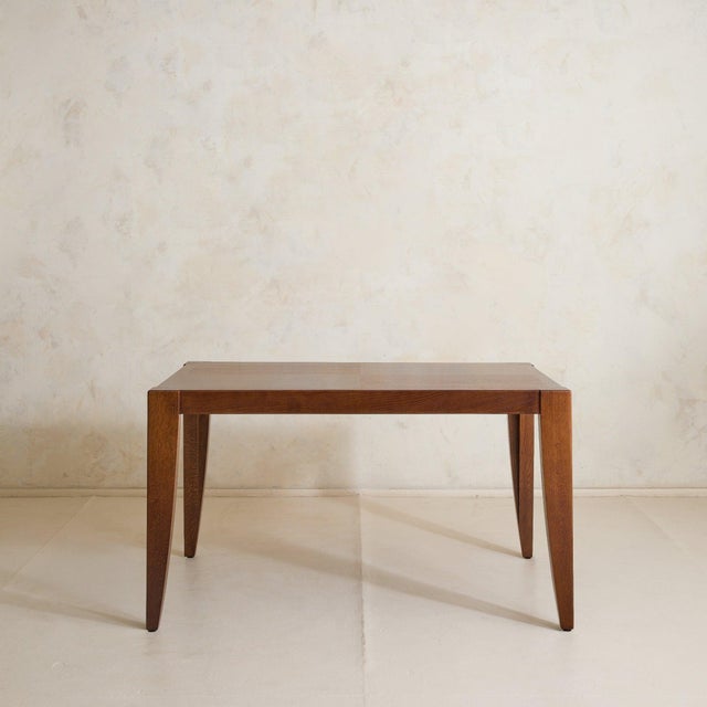 Modern Vintage French Oak Rectangular Dining Table For Sale - Image 3 of 11