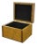Vintage Walt D Richard Quartered Oak Felt Lined Trinket Keepsake Box 7" For Sale