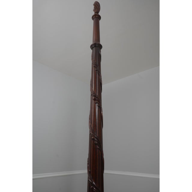 Henkel Harris Henkel Harris Mahogany King Size Poster Bed For Sale - Image 4 of 16