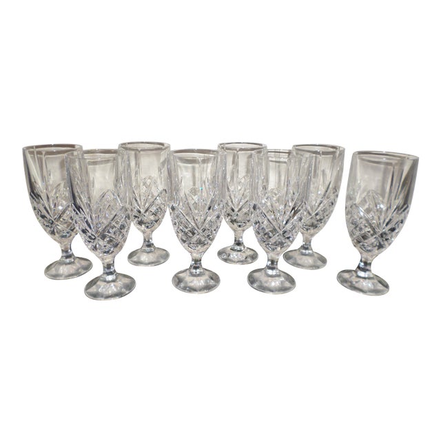 Wine Glasses Full Lead Crystal Water / Wine Glass Goblets Set of 8