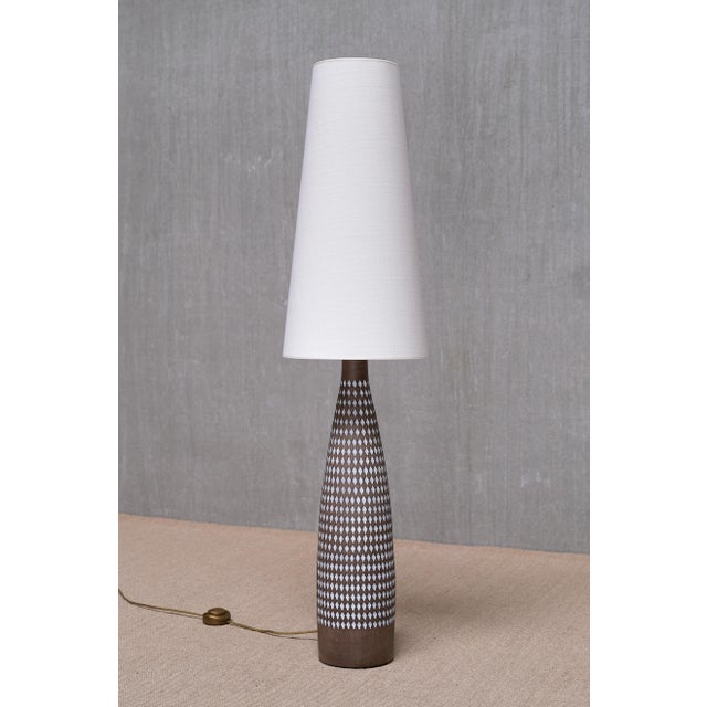 Ceramic Pepita Floor Lamp by Ingrid Atterberg for Upsala Ekeby, Sweden, 1950s For Sale - Image 10 of 10