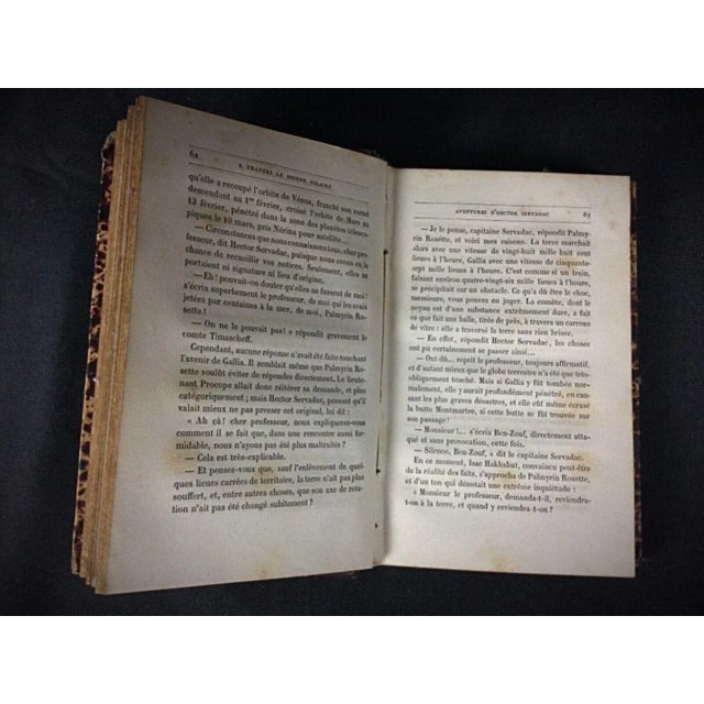 French Early 20th Century Jules Verne's "Hector Servadac" - Second Part, 9th Edition Book by Ed. Hetzel For Sale - Image 3 of 7