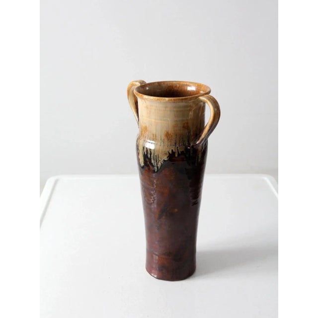 Vintage Studio Pottery Vase For Sale - Image 9 of 12