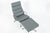 Pair Eames Soft Pad Recliners With Ottoman for Herman Miller, Gray Leather Aluminum Group For Sale - Image 12 of 17
