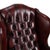Animal Skin Leather and Wood Chesterfield Armchairs and Ottoman, Set of 2 For Sale - Image 7 of 18