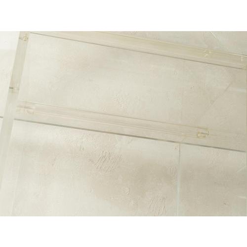 Plastic Vintage Acrylic Wardrobe, 1980s For Sale - Image 7 of 11