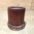 Animal Skin Vintage Brown Leather Dice Cup After Paul Dupré-Lafon For Sale - Image 7 of 12