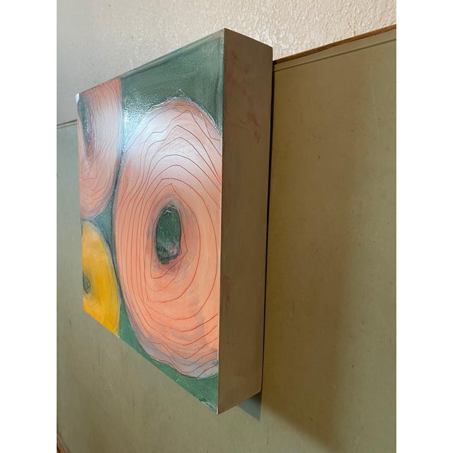 Marylyn Dintenfass, "AKEE" Oil Painting, Marylyn Dintenfass Modernist Abstract Expressionist Pop Art, 2008 For Sale - Image 4 of 6