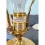 Transparent Early 21st Century, Wildwood, Cut Crystal and Brass Table Lamp For Sale - Image 8 of 12