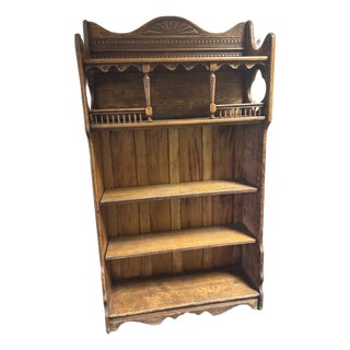 Antique Victorian California Oak Book Case For Sale