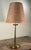 Stiffel Mid Century Modern Stiffel Brass Table Lamp With Fiberglass String Shade Starburst Base For Sale - Image 4 of 11