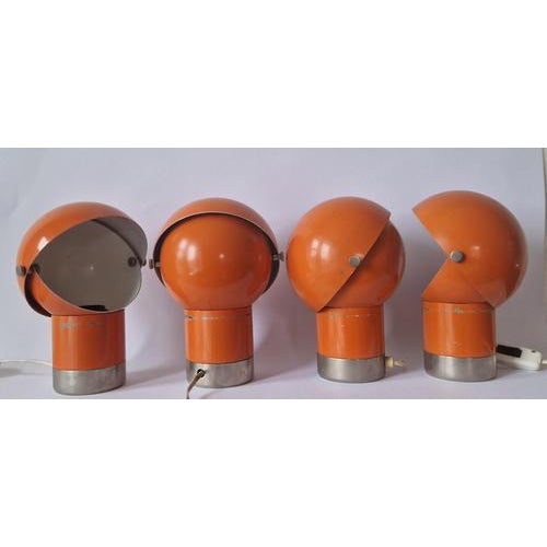 Space Age Astronaut Table Lamps, Kamenicky Senov, 1970s, Set of 4 For Sale - Image 6 of 13