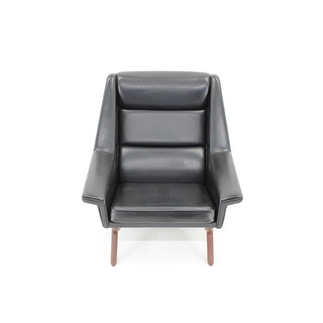 Folke Ohlsson Armchair 4410 in Leatherette attributed to Folke Ohlsson, Denmark, 1970s For Sale - Image 4 of 16