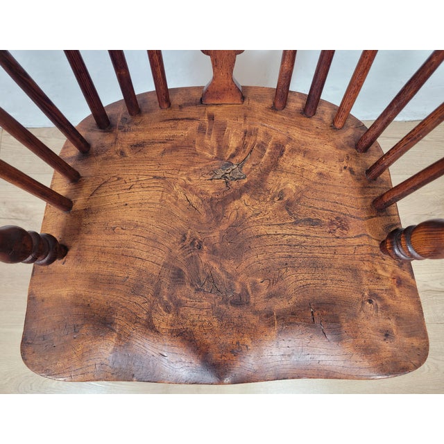 19th Century Victorian Windsor Armchair For Sale - Image 9 of 18
