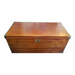 Cherry Lane Campaign Style Cedar Chest For Sale