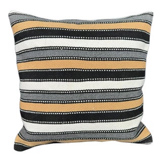 Turkish Hemp Pillow Cushion Natural Beige Black Cushion Cover 20x20 For Sale