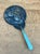 Metal Vintage Floral Motif Metal Hand Mirror For Sale - Image 7 of 13