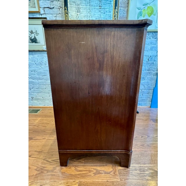 Late 18th Century George III Mahogany Inlaid Serpentine Front Chest of Drawers For Sale - Image 15 of 18