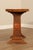 Early 20th Century Antique Spanish Revival Carved Oak And Forged Iron Trestle Side Table For Sale - Image 5 of 14